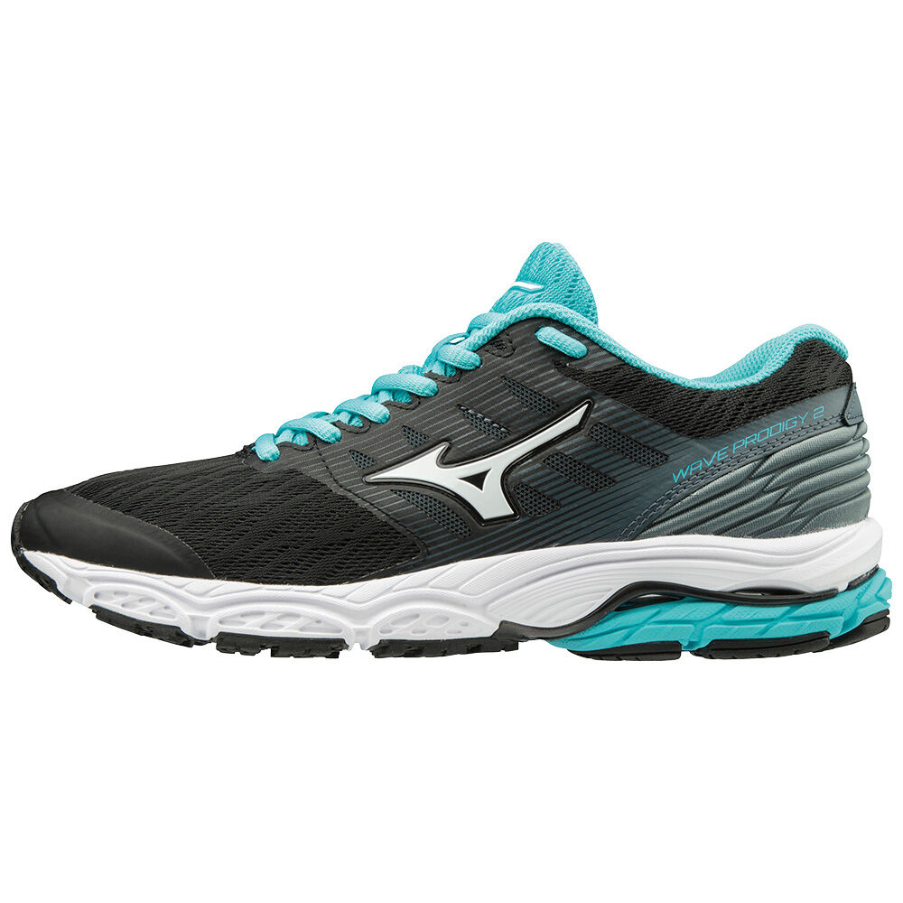 Zapatillas Running Mizuno WAVE PRODIGY 2 Mujer Negras/Blancas Comprar UTZF-83961